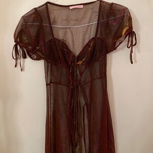 Urban Outfitters sheer dress